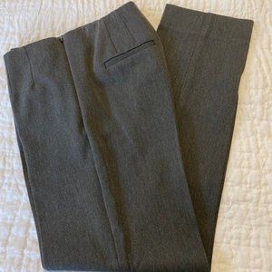 Talbots Bi-Stretch Trouser, Heather Charcoal Gray, size 4